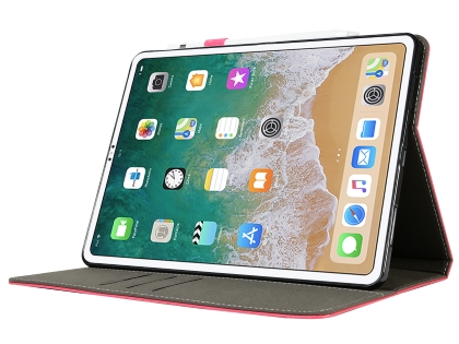 Synthetic Leather Flip Case with Stand for iPad Pro 12.9 - 2018 (3rd Gen) - Pink
