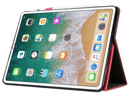 Synthetic Leather Flip Case with Stand for iPad Pro 12.9 - 2018 (3rd Gen) - Pink