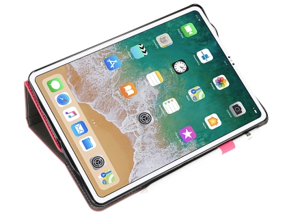 Synthetic Leather Flip Case with Stand for iPad Pro 12.9 - 2018 (3rd Gen) - Pink