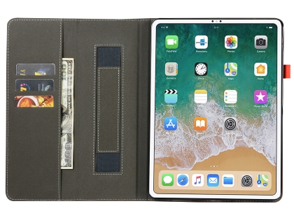 Synthetic Leather Flip Case with Stand for iPad Pro 11 1st Gen (2018) - Brown