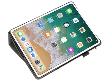 Synthetic Leather Flip Case with Stand for iPad Pro 11 1st Gen (2018) - Black
