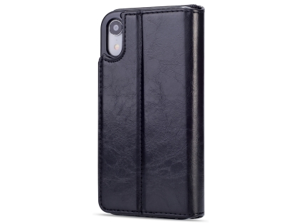 2-in-1 Synthetic Leather Wallet Case for iPhone XR - Black 2-in-1 Synthetic Leather Wallet Case for iPhone XR - Black