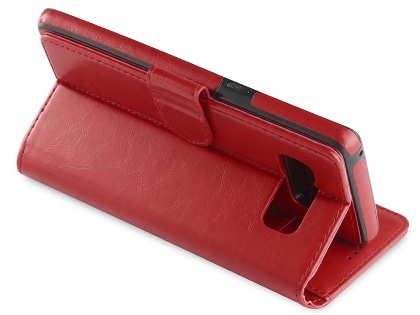 2-in-1 Synthetic Leather Wallet Case for Samsung Galaxy Note8 - Red
