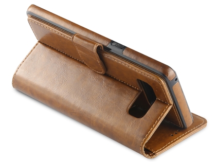 2-in-1 Synthetic Leather Wallet Case for Samsung Galaxy Note8 - Brown