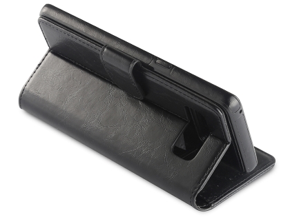 2-in-1 Synthetic Leather Wallet Case for Samsung Galaxy Note8 - Black
