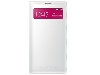 Genuine Samsung Galaxy Note 4 S-View Premium Cover Case - Pearl White S View Cover