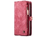 CaseMe 2-in-1 Synthetic Leather Wallet Case for iPhone XS Max - Pink/Blush Leather Wallet Case