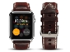 Premium Rustic Inspired Leather Band for 38/40 mm Apple Watch  - Maroon Watch Band