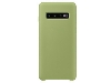 Silicone Case for Samsung Galaxy S10+ - Green Soft Cover