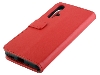 Synthetic Leather Wallet Case with Stand for Huawei Nova 5T - Red Leather Wallet Case