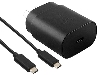 Genuine Samsung 25W USB-C Super Fast Charger with USB-C to USB-C cable - Black AC Wall Charger