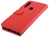 Slim Synthetic Leather Wallet Case with Stand for Huawei Y9 Prime (2019) - Red Leather Wallet Case