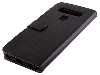 Synthetic Leather Wallet Case with Stand for LG K41s - Black Leather Wallet Case