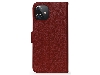 Premium Leather Wallet Case for Apple iPhone 12 - Rosewood Leather Wallet Case