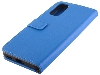 Synthetic Leather Wallet Case with Stand for OPPO Reno4 5G - Blue Leather Wallet Case