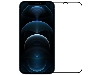 3D Full Coverage Tempered Glass Screen Protector for iPhone 12 Mini - Black Screen Protector