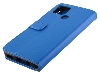 Synthetic Leather Wallet Case with Stand for Realme C12 - Blue Leather Wallet Case