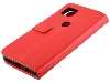 Synthetic Leather Wallet Case with Stand for Motorola Moto G 5G - Red Leather Wallet Case