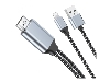 WiWU Lightning & USB-A to HDMI Adapter - Black HDMI Cable