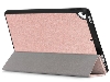 Premium Slim Synthetic Leather Flip Case with Stand for iPad 9th Gen 10.2 - Rose Gold Leather Flip Case