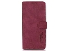 Khazneh Retro Synthetic Leather Wallet Case with Stand for Nokia C30 - Burgundy