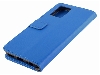 Synthetic Leather Wallet Case with Stand for vivo Y33s - Blue Leather Wallet Case