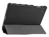 Premium Slim Synthetic Leather Flip Case with Stand for Samsung Galaxy Tab A8 10.5 (2021) - Black Leather Flip Case