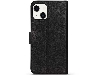 Premium Leather Wallet Case for Apple iPhone 14 - Black