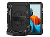 Rugged Impact Case with Strap for Samsung Galaxy Tab S8 - Classic Black Impact Case
