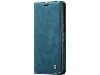 CaseMe Slim Synthetic Leather Wallet Case with Stand for Google Pixel 7a - Teal