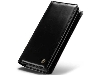 CaseMe Slim Wallet With Mobile Pouch - Black Leather Wallet Pouch