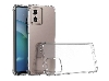 Gel Case with Bumper Edges for Motorola Moto G53 - Clear Soft Cover