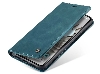 CaseMe Slim Synthetic Leather Wallet Case with Stand for Google Pixel 8 - Teal Leather Wallet Case