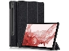 Slim Synthetic Leather Flip Case with Stand for Samsung Galaxy Tab S9 FE - Black