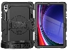 Rugged Impact Case with Strap for Samsung Galaxy Tab S9 FE+ - Classic Black Impact Case