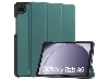 Premium Slim Synthetic Leather Flip Case with Stand for Samsung Galaxy Tab A9 & A11 8.7 inches - Teal Leather Flip Case