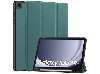 Premium Slim Synthetic Leather Flip Case with Stand for Samsung Galaxy Tab A9+ 11 inches - Teal Leather Flip Case
