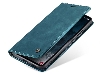 CaseMe Slim Synthetic Leather Wallet Case with Stand for Samsung Galaxy S23 FE - Teal