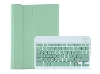 Keyboard and Case for Samsung Galaxy Tab A9+ 11 inches - Mint Green Keyboard