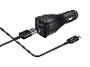 Samsung Fast Charging USB-A Dual-Port Car Charger with 1.5m Micro USB cable - Black Car Charger