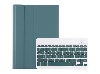 Keyboard and Case for Samsung Galaxy Tab S9 FE - Teal Keyboard