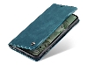CaseMe Slim Synthetic Leather Wallet Case with Stand for Google Pixel 8a - Teal Leather Wallet Case