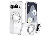 Magnetic Ring Stand Case for Google Pixel 9 Pro XL - Clear Hard Case