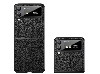 Premium Leather Case for the Samsung Galaxy Z Flip4 - Black Hard Case