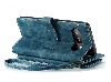 CaseMe Synthetic Leather Wallet Case with Zipper Pocket for Google Pixel 9a - Teal Leather Wallet Case