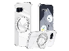 Magnetic Ring Stand Case for Google Pixel 9a - Clear Hard Case