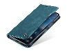 CaseMe Slim Synthetic Leather Wallet Case with Stand for Google Pixel 10a - Teal Leather Wallet Case