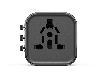 WiWU 2500W Universal Plug Adapter - Wi-UA005 - Black Charger