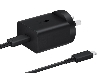 Genuine Samsung 45W USB-C Super Fast Charger with USB-C to USB-C cable - Black AC Adapter and Cable