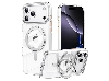 Magnetic Ring Stand Case for iPhone 18 Pro Max - Silver Hard Case